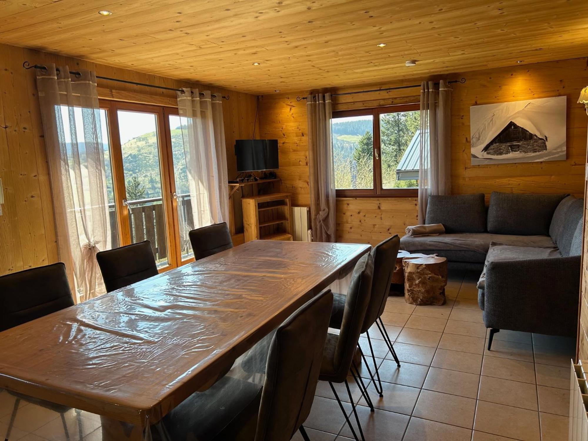 Chalet Les Bouleaux, La Montagne Des Lamas La Bresse Ngoại thất bức ảnh